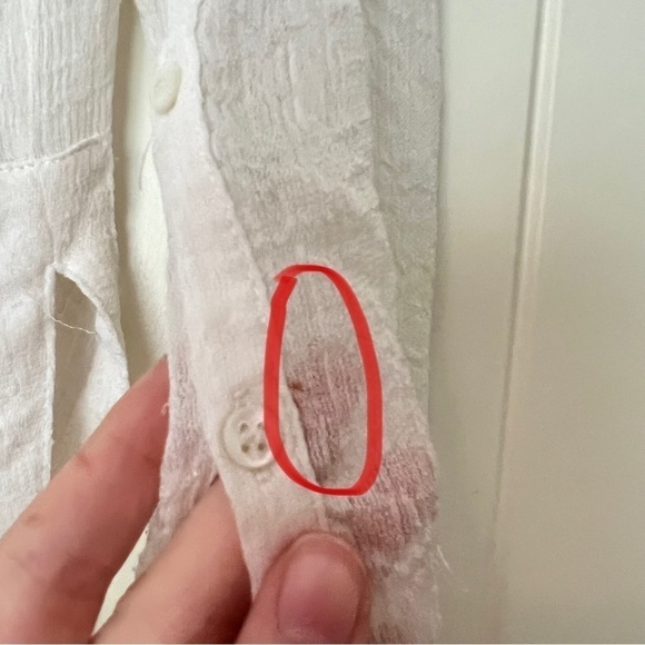 Helmut Lang Swift Button Down Triacetate-Blend Top White - Picture 6 of 8